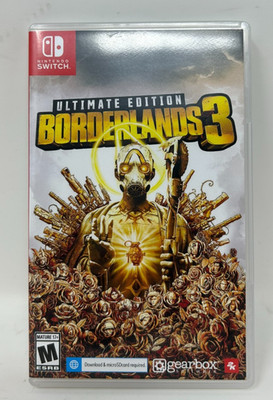 Borderlands 3: Ultimate Edition Nintendo Switch Case + Game FREE SHIPPING 