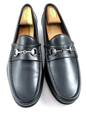 Allen Edmonds ''VERONA II'' Italian Men's Dress Loafers 11 D Black (773N)