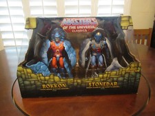 MOTU Matty Masters Of The Universe Classics Rokkon & Stonedar SEALED Figure