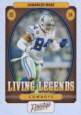 2024 Panini Prestige Football DeMarcus Ware Living Legends No. LL-DWE Cowboys