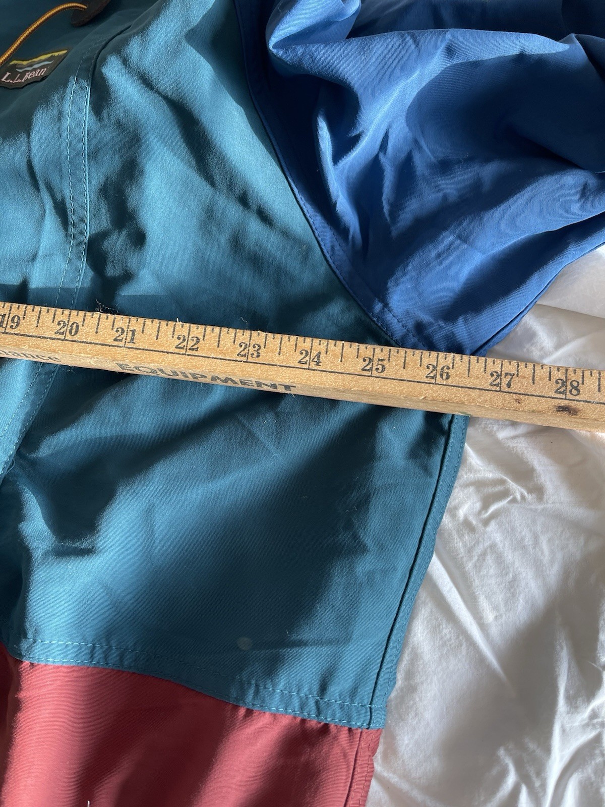 L.L.Bean Mountain Classic Multi Color Anorak Mens XXL Tall NWT