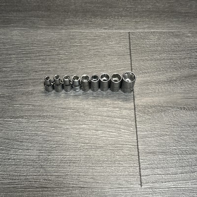 Husky 6 Point Sockets 1/4'' Drive Metric Sizes New - Choose Your Size