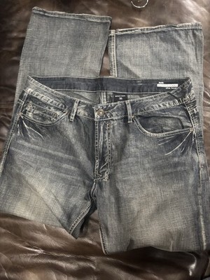 Buffalo Jeans Slim Boot Gray Medium Wash Denim Bootcut Zip Button Pockets