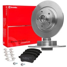 BREMBO Bremsscheiben 290mm mit Radlager Beläge Satz Hinten für RENAULT ESPACE 5