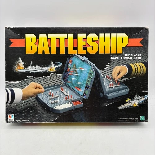New ListingVINTAGE Battleship COMPLETE Milton Bradley 1998 90s War Classic Board Game