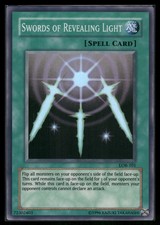 yugioh card swords of revealing light YU-GI-OH! - Spiritual (MVP1-ENG31) - The Dark Side of Dimensions Movie Pack Gold Edition - 1st Edition monsters your opponent controls cannot declare an attack. YUGIOH SWORDS OF REVEALING LIGHT