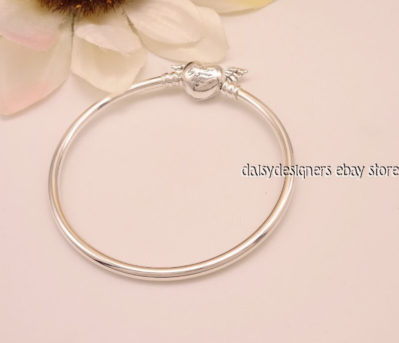 NEW Pandora WINGED HEART BANGLE Always By Your side Bracelet