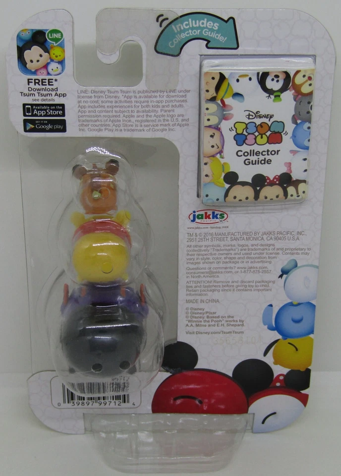 Disney Tsum Tsum серии 2 фигурки 3-Pack - Хиро, Винни-Пух, Бэмби новый - Изображение 2 из 2