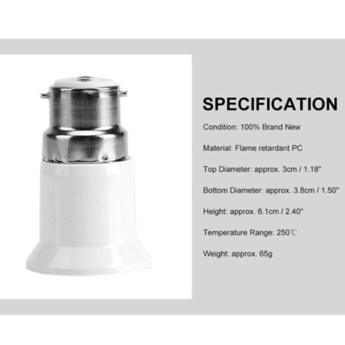 Large Ceiling Fan E27 Socket Fan 40W with Dimmable LED Light Remote Controller - Picture 9 of 24