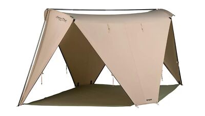 Springbar Leisure Port Canvas Canopy Shade Tent Convertible Pop-Up