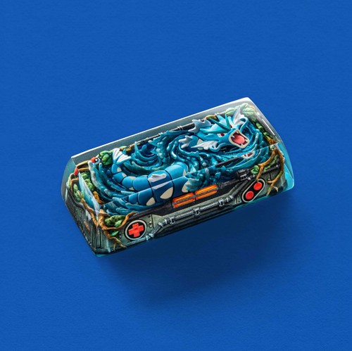 【ZD】R12 resin customized Keyboar compatible with magnetic shaft Dragon Key cap - Picture 2 of 2