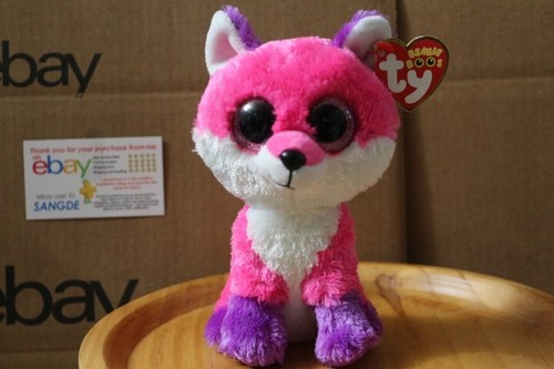 TY BEANIE BOOS JOEY THE FOX.6".CLAIRE'S EXCLUSIVE.2016.USED.NICE GIFT