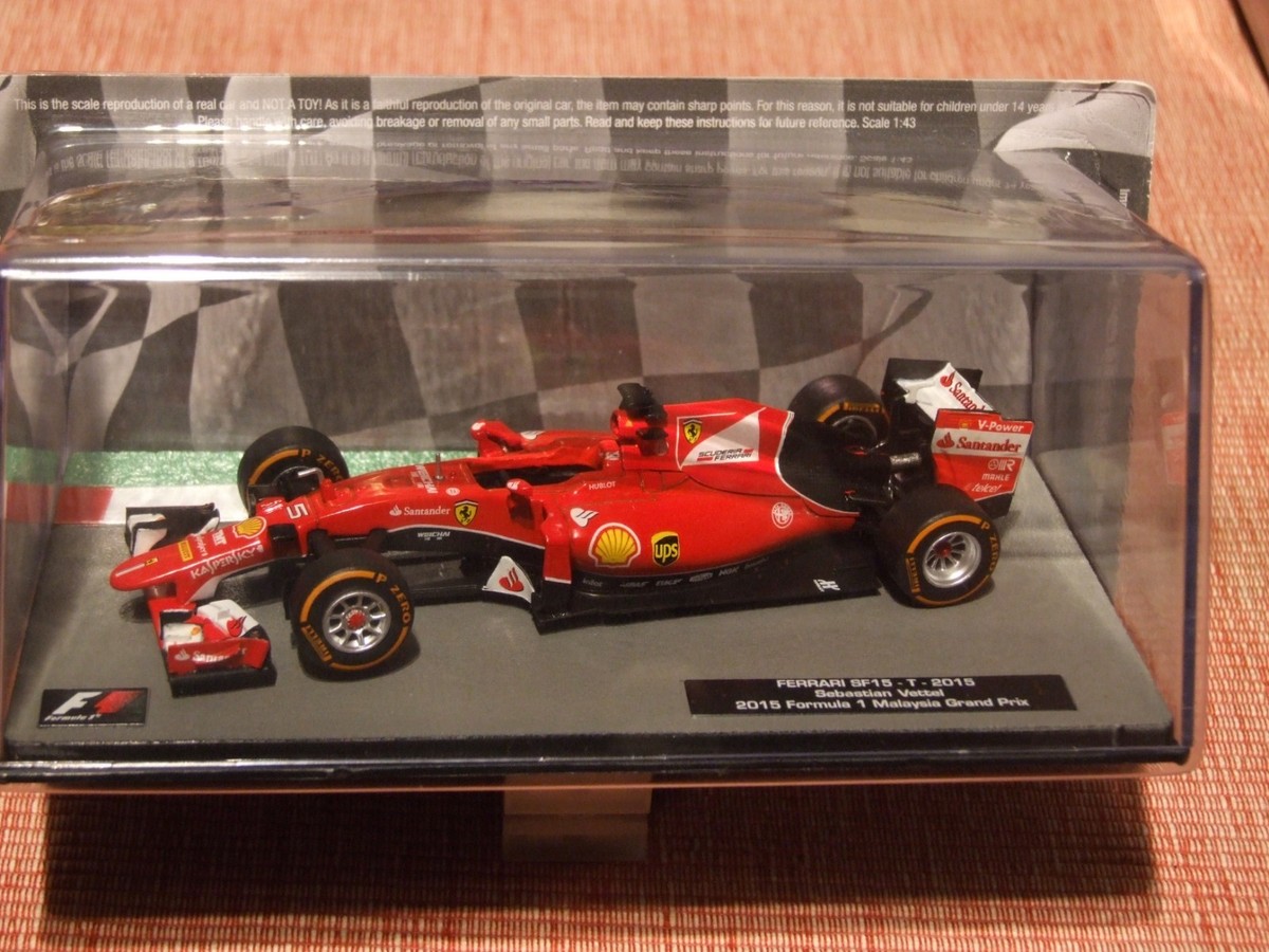 2015 Formula 1 Sebastian Vettel Ferrari SF15-T 1:43 Scale | eBay