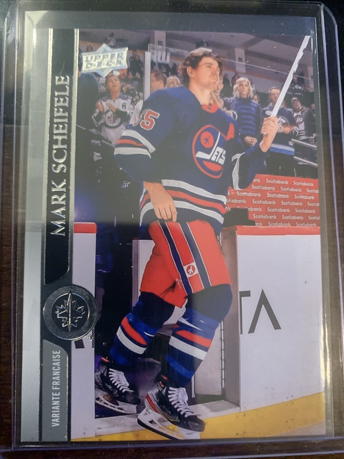 2020-21 Upper Deck Mark Scheifele French Variation Variante Francaise #197 Jets