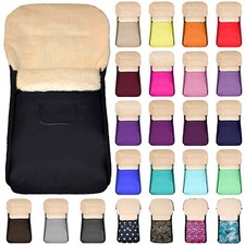 Fußsack KAI XL105cm Lammwolle Winterfußsack...