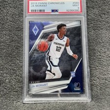 JA MORANT 2019 PANINI CHRONICLES PHOENIX #580 RC PSA 9 MINT ROOKIE