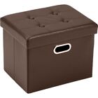 Cosyland Ottoman with Storage Folding Leather Ottoman Assorted Colors