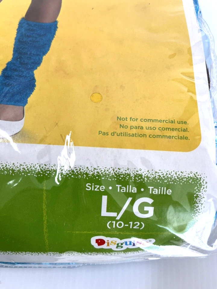 Conjunto de Vestido Disfraz de Monstruo Galleta Calle Sésamo Preadolescentes Niñas Talla L 10-12 Foto 2 de 4