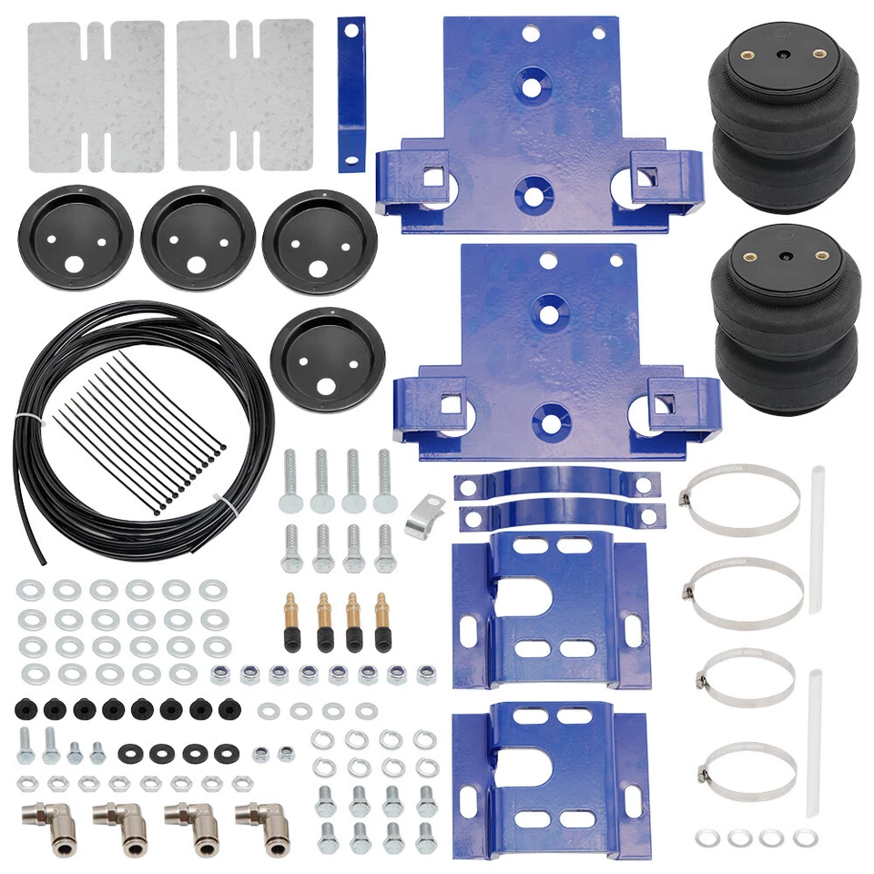 Kit de nivelación de bolsa de resorte auxiliar de aire trasero para GMC Sierra Silverado 2500 HD 3500 Foto 2 de 4