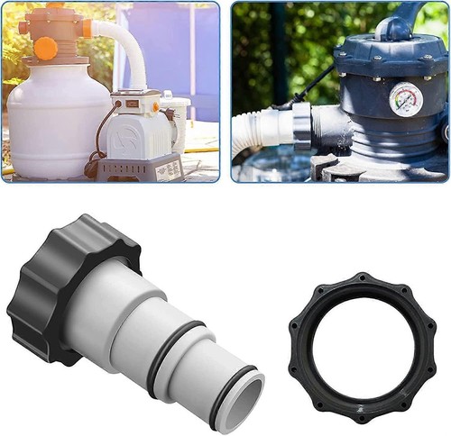 Pool Hose Adapter A for Intex Pool, Pool Hose Adapter 38 mm and 32 mm Diameter - Picture 5 of 5