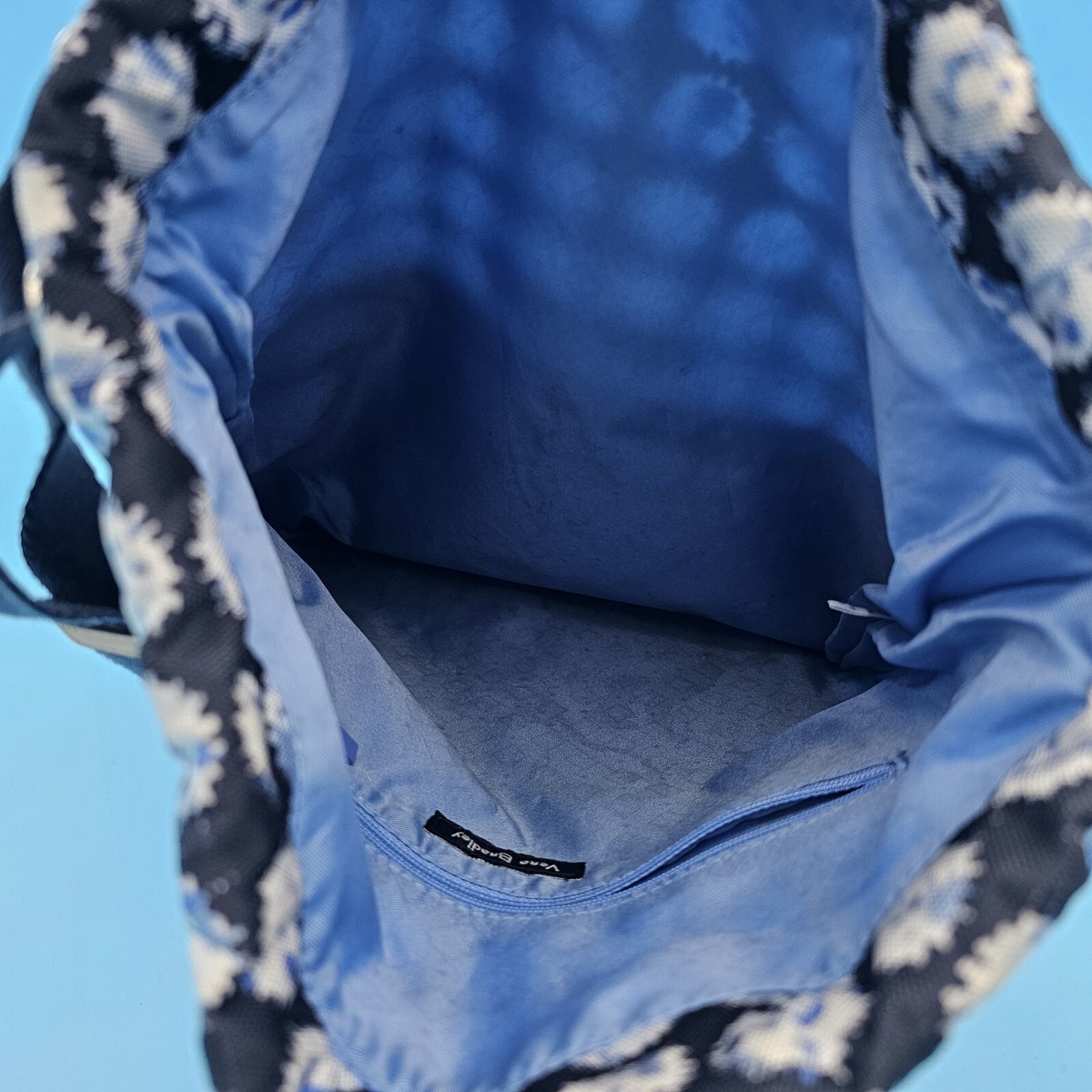 Vera Bradley Lighten Up Backsack Adjustable Backpack Splash Dot Vera Bradley Back Sak Splash Dot Lighten Up Drawstring  main image 2