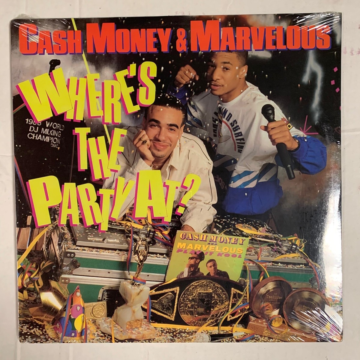 CASH MONEY AND MARVELOUS Where's The Party At? - NEW SEALED LP