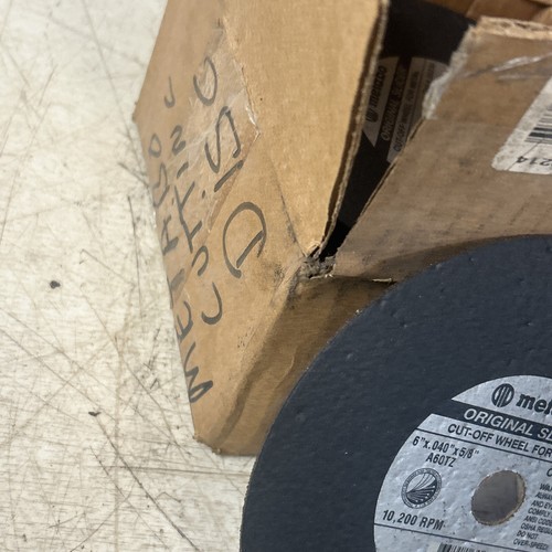 Metabo Original Slicer Cut Off Wheel For Metal 6”x .040”x 5/8” A60tz, 55338 50pc - Picture 4 of 6