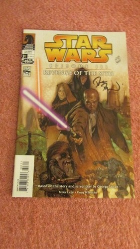 STAR WARS EPISODE III RACHE DER SITH DARK HORSE NM SIGNIERT DAVE DORMAN abc