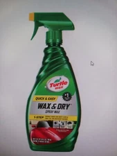 Turtle Wax Quick and Easy 1-Step Wax and Dry Spray Wax, 26 oz