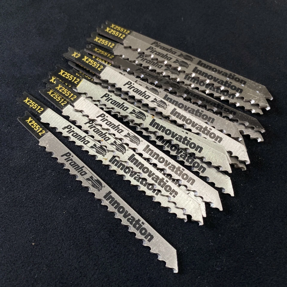 20 Piranha X25512 'U' Shank Jigsaw Blades. Fast Flexible Cut Wood <60mm 6TPI - Image 3 of 3