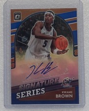 2021-22 Kwame Brown #2/25 Donruss Optic Autograph