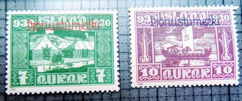 Iceland Scott's O53-O56. MH. 1000 Year Parliament. sal's stamp store. - Picture 3 of 3