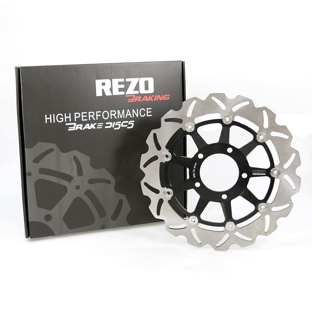 Rezo Wavy Front Brake Rotor Disc for Triumph Daytona 955i 04-06
