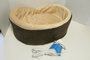 sunbeam heated pet bed