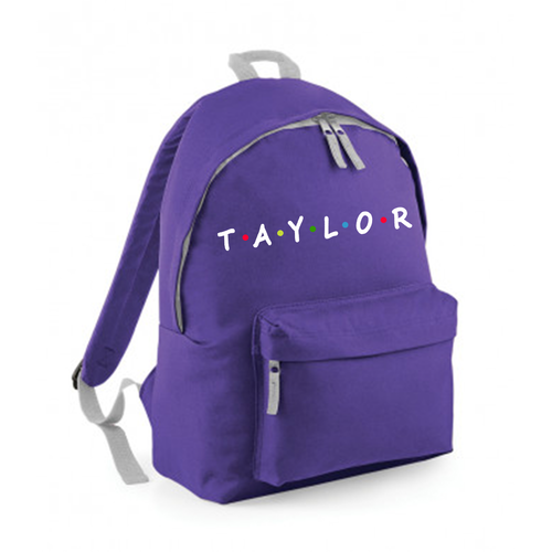 Personalised Backpack PE GYM Name Girls Boys Back To School Kids Friends Film - Picture 18 of 20