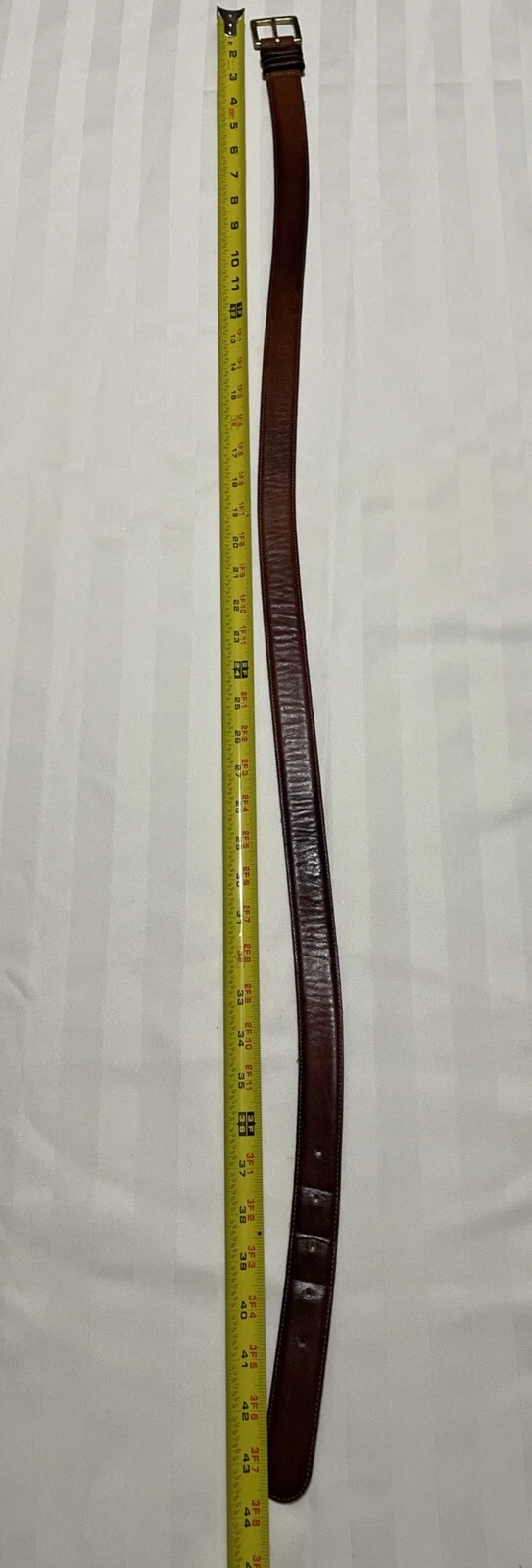 Cintura Coach vintage in pelle 38" guanto pelle bovina conciata British Tan 7600 95 cm reggiseni