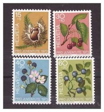 Switzerland 1973 - Pro Juventute Series New ** MNH