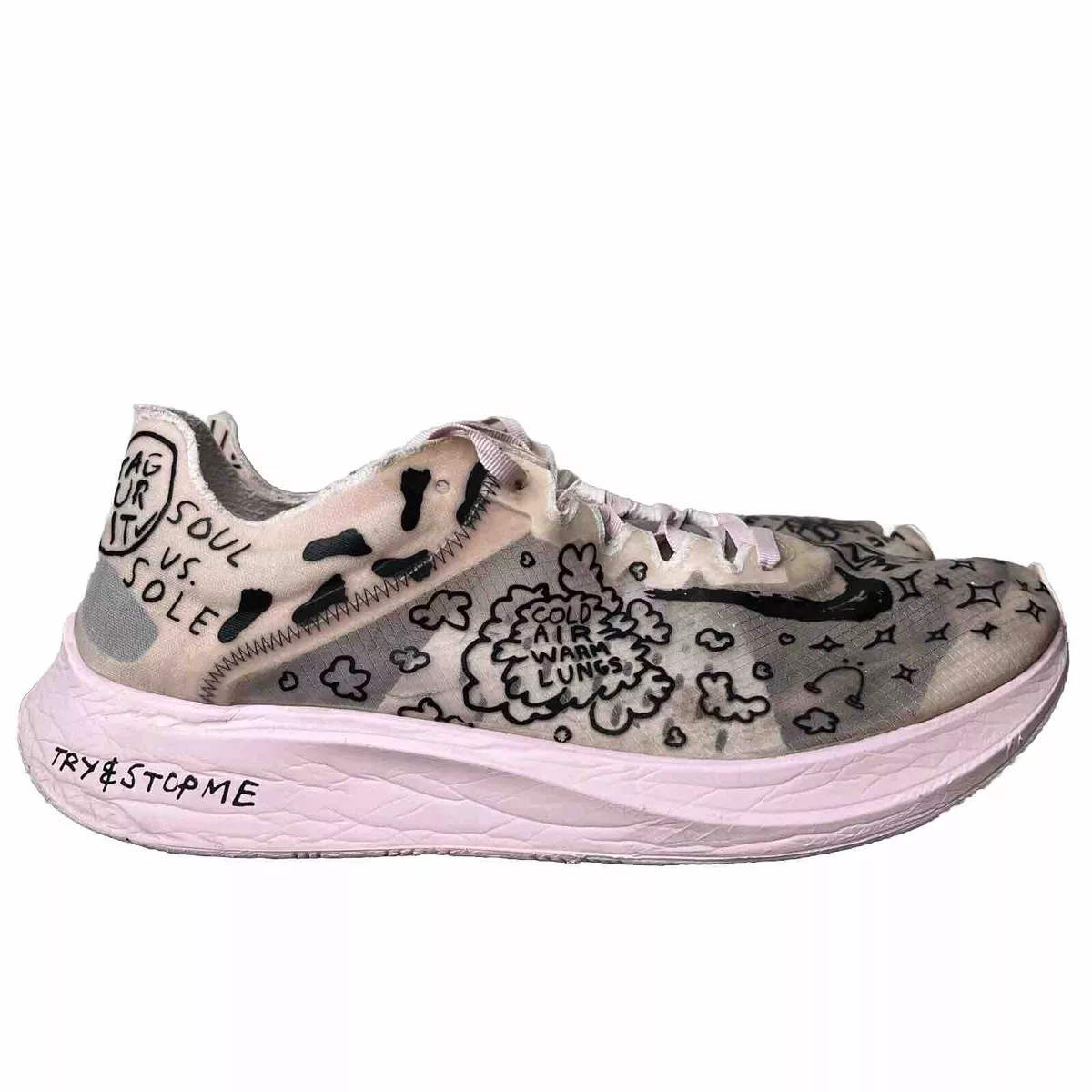 Nike Zoom Fly SP x Nathan Bell Doodles AT5242 100 Size 12 eBay