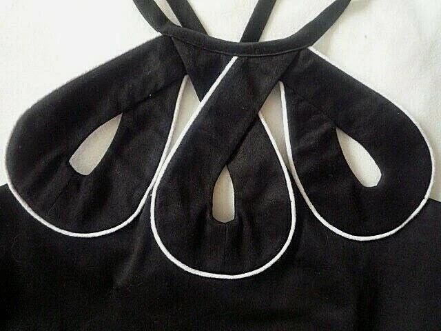 Laundry by Shelli Segal Robe Droite Détail $225 Taille UK 10 Neuf avec Étiquette - Photo 4/4