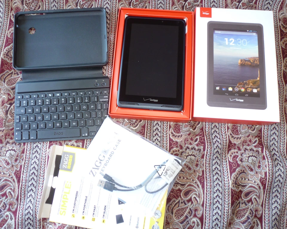 Verizon Ellipsis 7 Tablet and ZAGG Keyboard case Bundle BRAND NEW never used - Image 2 of 4