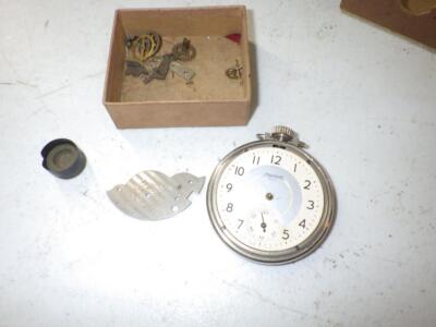 VINTAGE INGERSOLL BUCK VINTAGE ANTIQUE POCKET WATCH PARTS GEARS 11