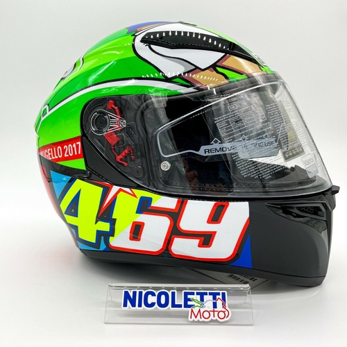 CASCO INTEGRALE AGV K-3 Sv ROSSI MUGELLO 2017 | eBay
