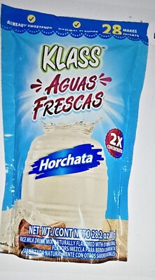 Klass Aguas Frescas Horchata (Rice & Cinnamon) 28 makes quarts 28.2 Oz Exp 01/27