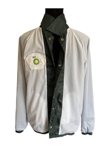 Vintage BP Gas Station Jacket 90s Ronnie's Country Store Windbreaker - Size M - Picture 9 of 10