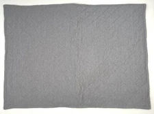 Single C&F HOME 20"x26" Standard Diamond Quilted PILLOW SHAM Gray NWOT NEW