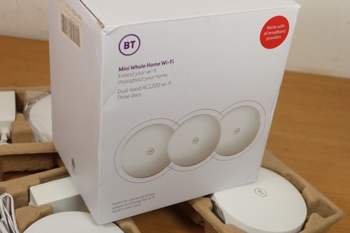 BT Whole Home WiFi Mini AC1200 3-Disc Pack - EIN GEBRAUCHT / ZWEI NEU - Bild 9 von 11