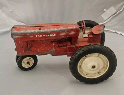 Vintage Tru Scale Toy Farm Tractor, Diecast, 1950's - 60's Era