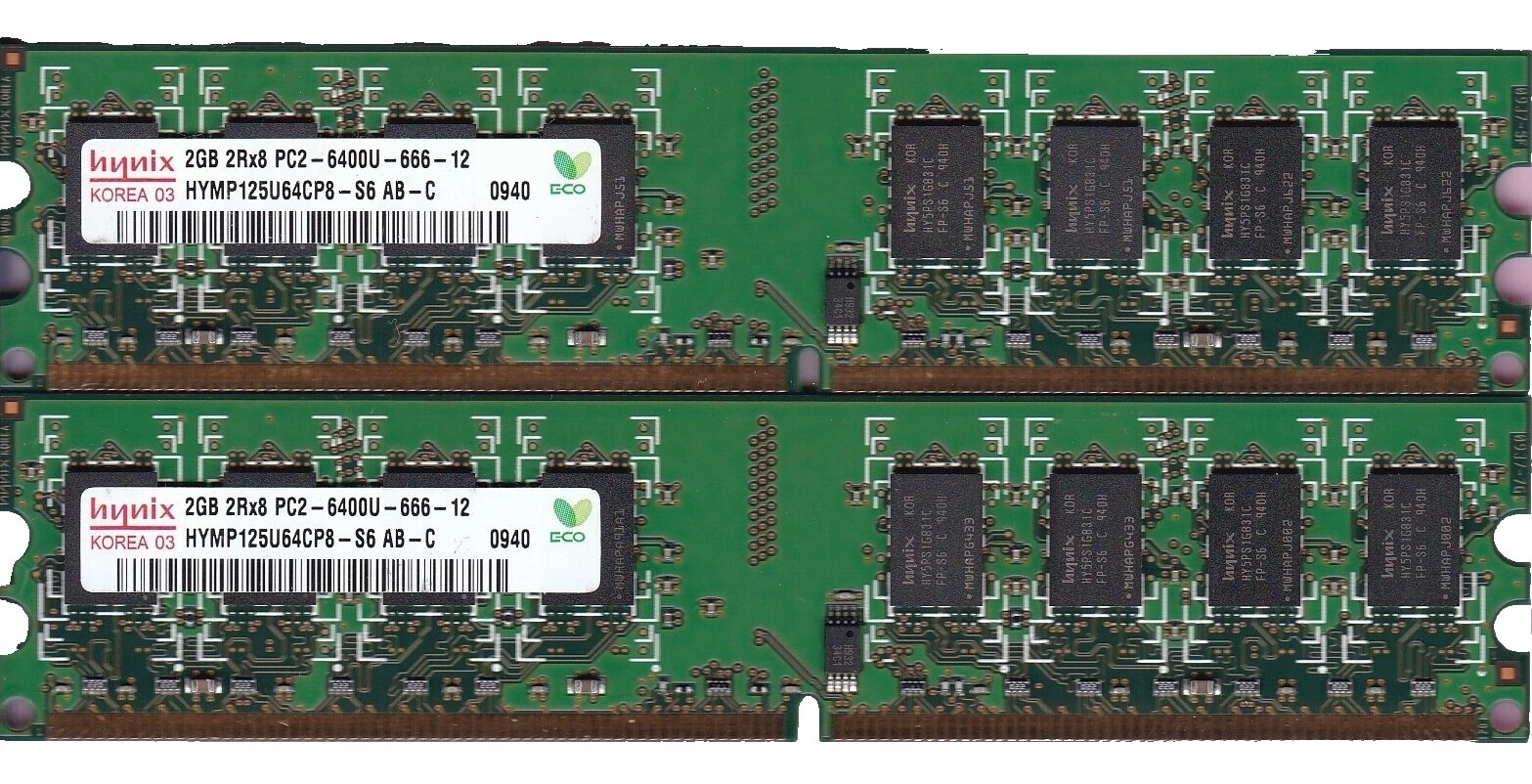 Hynix 2 GB DDR2 SDRAM Computer Memory (RAM)