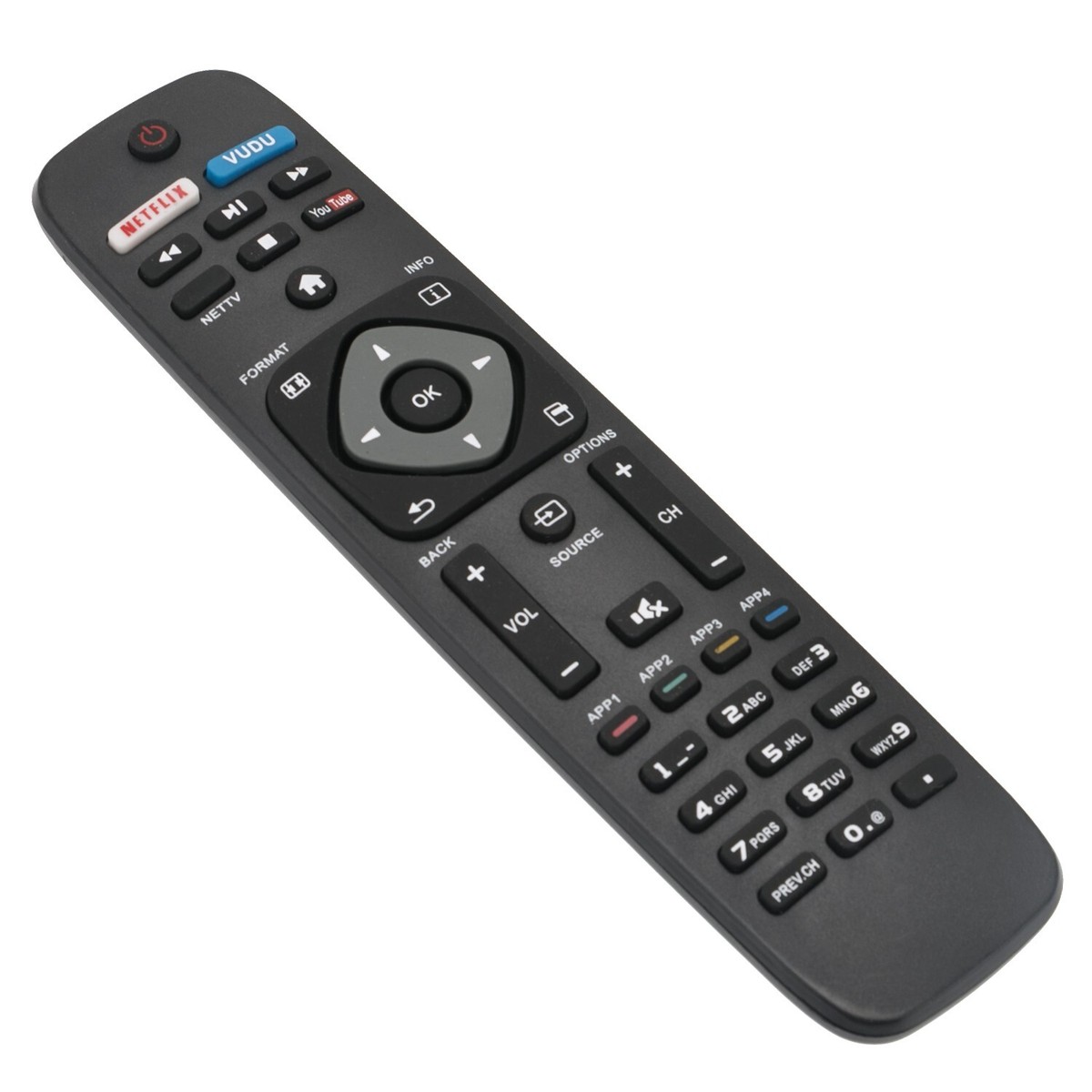 Télécommande Générique Neuve Pour TV Philips 52PFL5604H/12 / 52PFL5604H/60 - Remplacement