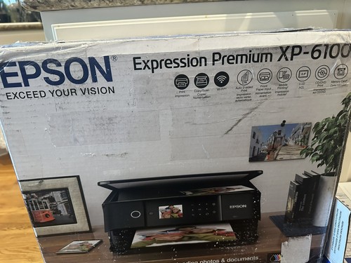 Epson Expression Premium XP-6100 All-In-One Inkjet Printer C561E, Cords Included - 第 1/5 張圖片